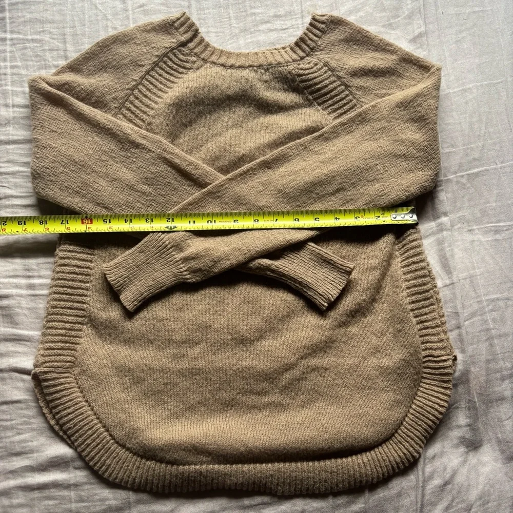 Women's Tan Sweater - Picture 5 of 5